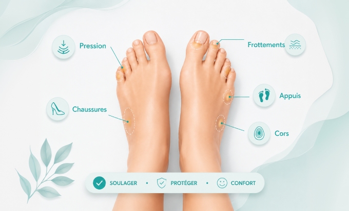 Des soins ciblés pour vos pieds